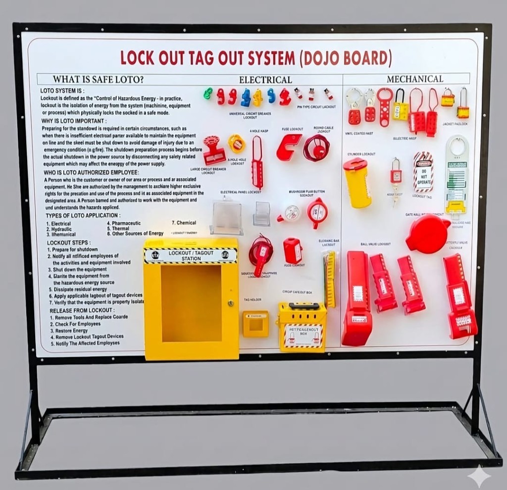 Lockout / tagout station cabinet